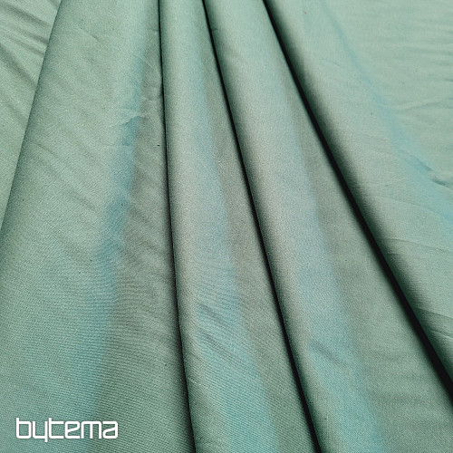 Ciemnozielona tkanina bawełniana