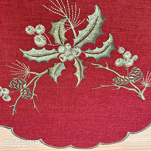 MISTLET GREEN obrus i obrus owalny