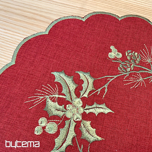 MISTLET GREEN obrus i obrus owalny