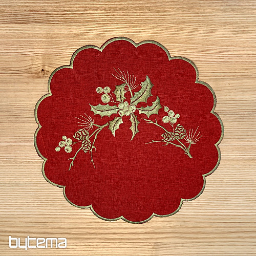 MISTLET GREEN obrus i obrus owalny