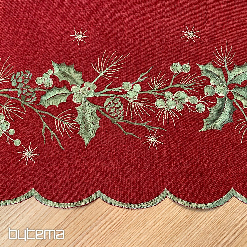 MISTLET GREEN obrus i obrus owalny