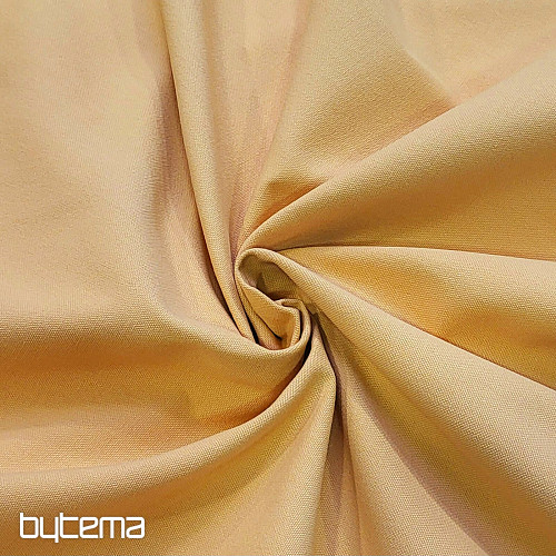 Tkanina bawełniana UNI DARK YELLOW gruba bawełna 220 g