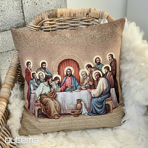 Gobelin bożonarodzeniowy okrywający Wieczerzę Pańską