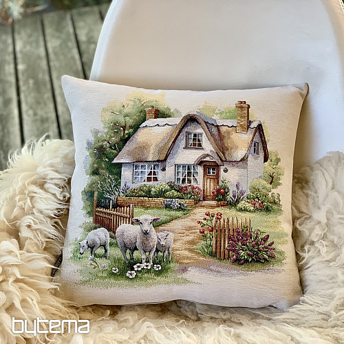 Poszewka na poduszkę z gobelinu COTSWOLDS SHEEP