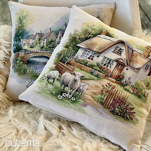 Poszewka na poduszkę z gobelinu COTSWOLDS SHEEP