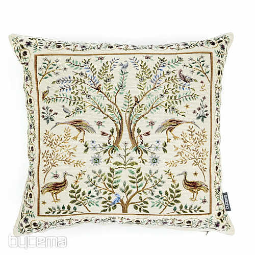 Poszewka gobelinowa WILLIAM MORRIS beżowa