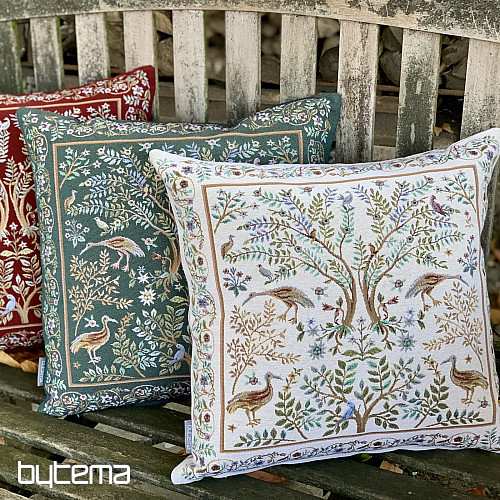 Gobelinowa poszewka na poduszkę WILLIAM MORRIS zielona
