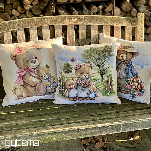 Gobelinowa poszewka na poduszkę TEDDY WIOSNA