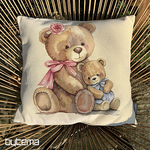 Gobelinowa poszewka na poduszkę MISS BEAR