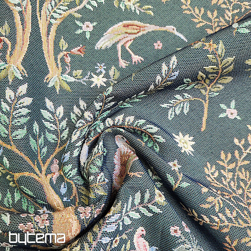 Tkanina gobelinowa WILLIAM MORRIS zielony