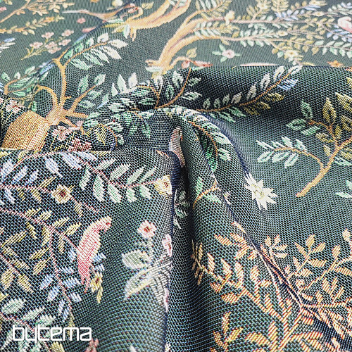 Tkanina gobelinowa WILLIAM MORRIS zielony