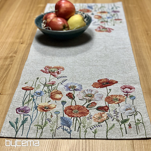Gobelinowy obrus i szalik POPPY ROMANCE