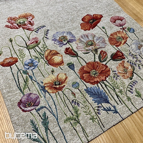 Gobelinowy obrus i szalik POPPY ROMANCE