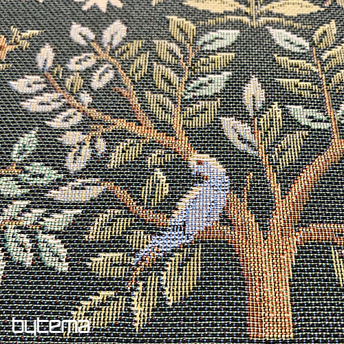 Obrus i szalik gobelinowy WILLIAM MORRIS zielony