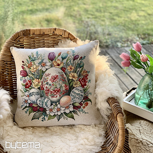 Wielkanocna okładka gobelinowa CZERWONA SUKIENKA