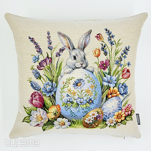 Poszewka na poduszkę z gobelinu ZARĄCZ I NIEBIESKIE JAJA
