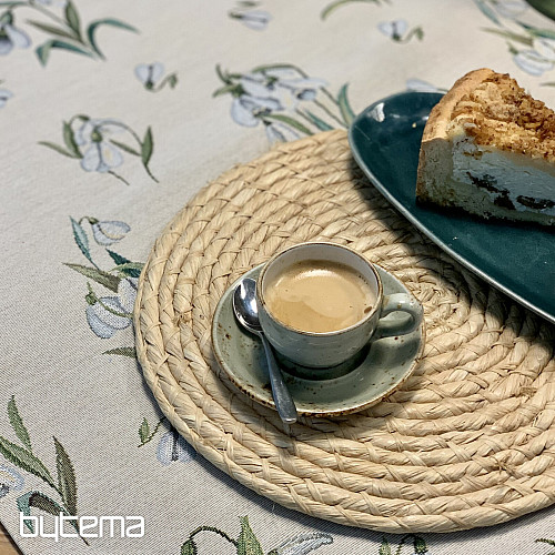 Obrus i szalik gobelinowy ŚNIEŻYCZKI