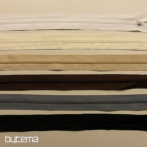 Spirala zamka błyskawicznego 3mm, niepodzielna, długość 45 cm