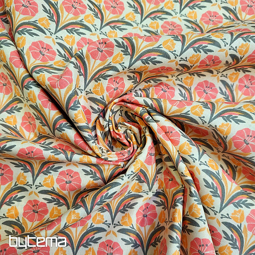 Tkanina bawełniana SELMA ORANGE