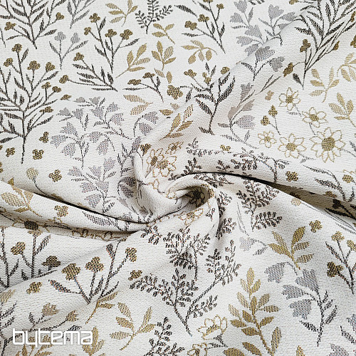 Tkanina gobelinowa GLADIS FLOR beż