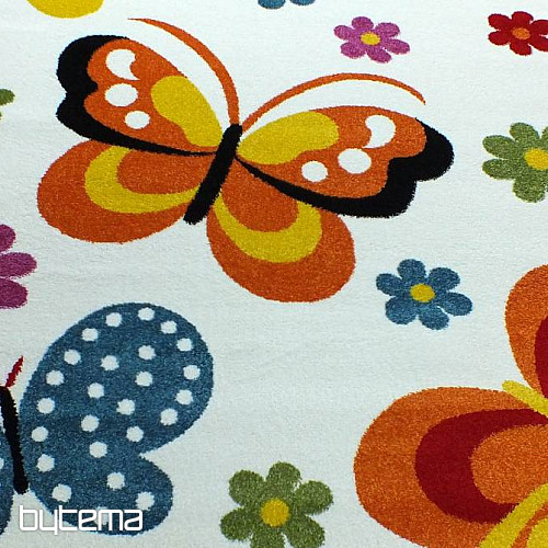 Dywan dziecięcy MONDO NEW Butterflies biały