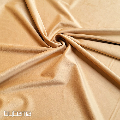 Luksusowa monochromatyczna dekoracyjna tkanina designerska GERSTER 77042/0920 HAZELNUT