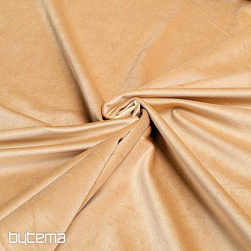 Luksusowa monochromatyczna dekoracyjna tkanina designerska GERSTER 77042/0920 HAZELNUT