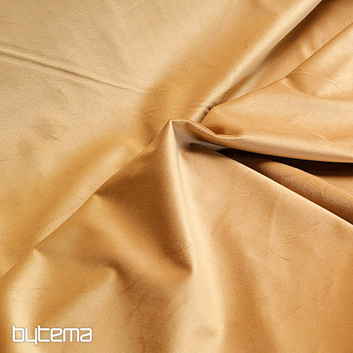 Luksusowa monochromatyczna dekoracyjna tkanina designerska GERSTER 77042/0920 HAZELNUT