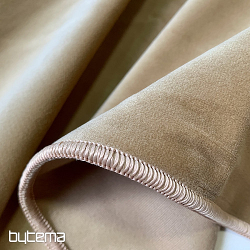 Luksusowa monochromatyczna dekoracyjna tkanina designerska GERSTER 77042/0920 HAZELNUT