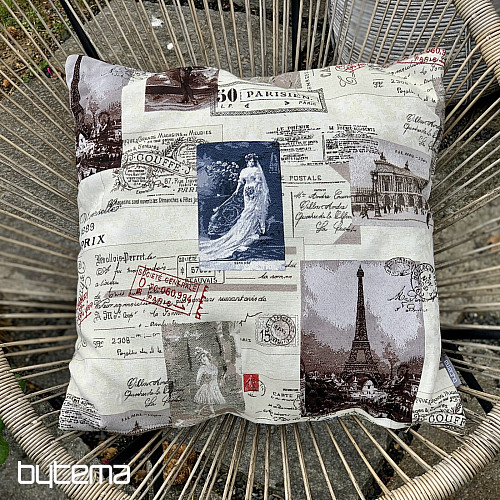 Poszewka na poduszkę gobelin POCZTÓWKA PARYŻ