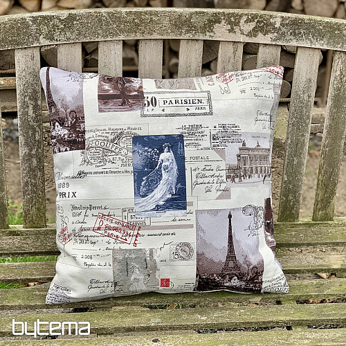 Poszewka na poduszkę gobelin POCZTÓWKA PARYŻ