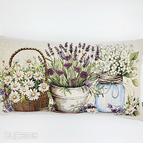 Poduszka gobelinowa PIĘKNO W KOSZYKU