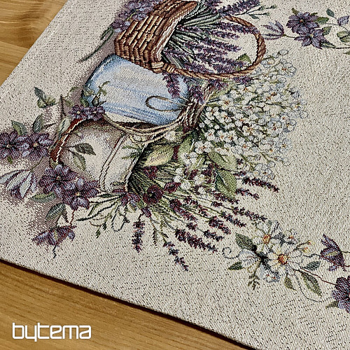 Obrus gobelinowy i szalik PIĘKNO W KOSZYKU