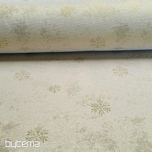 Tkanina gobelinowa ZŁOTE PŁATKI NATHANA