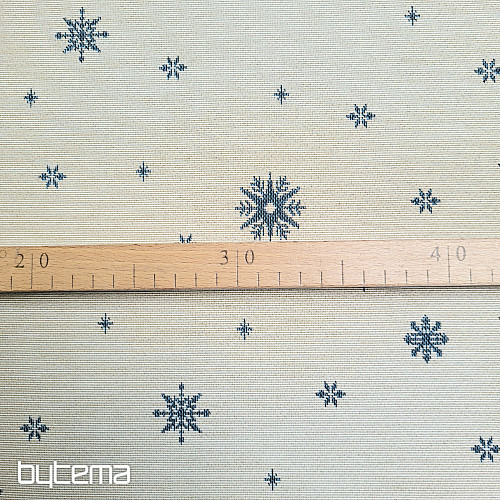 Tkanina gobelinowa SOFT FLAKE BLUE