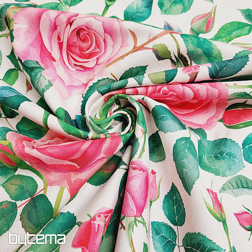 Tkanina dekoracyjna ROSE HOPING ROSE
