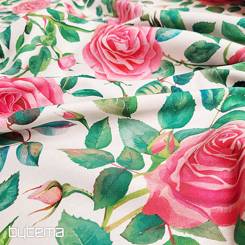 Tkanina dekoracyjna ROSE HOPING ROSE