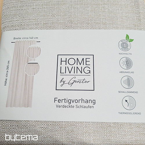 Luksusowa gotowa zasłona HOME LIVING beż