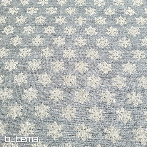 Luksusowa tkanina dekoracyjna FLAKES GREY