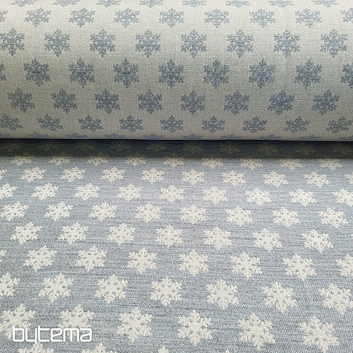 Luksusowa tkanina dekoracyjna FLAKES GREY