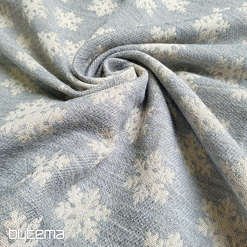 Luksusowa tkanina dekoracyjna FLAKES GREY