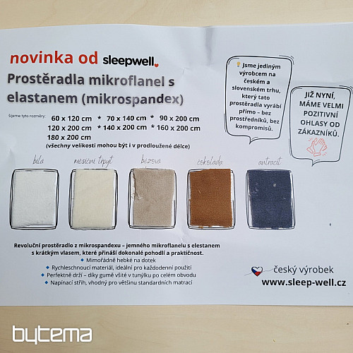 Prześcieradło z mikrospandexu MOONSHINE