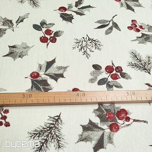 Luksusowa tkanina dekoracyjna HOLLY GREY
