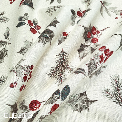 Luksusowa tkanina dekoracyjna HOLLY GREY
