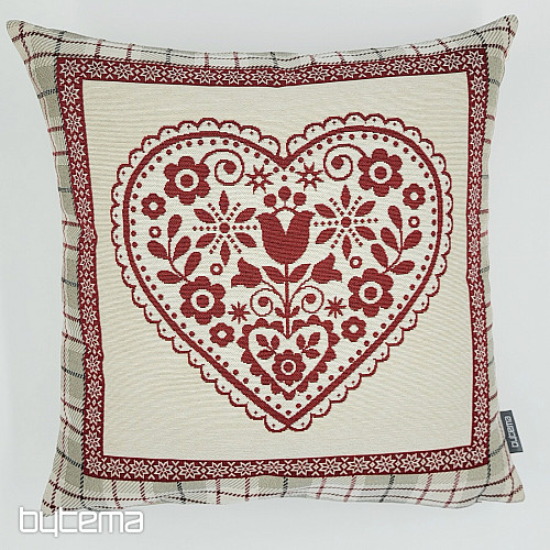 Poszewka na poduszkę z gobelinu SERCE W PUDEŁKU 2