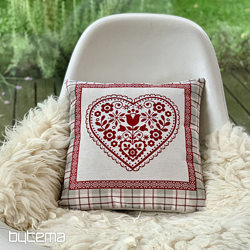 Poszewka na poduszkę z gobelinu SERCE W PUDEŁKU 2
