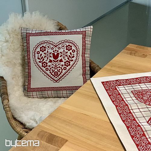 Poszewka na poduszkę z gobelinu SERCE W PUDEŁKU 2