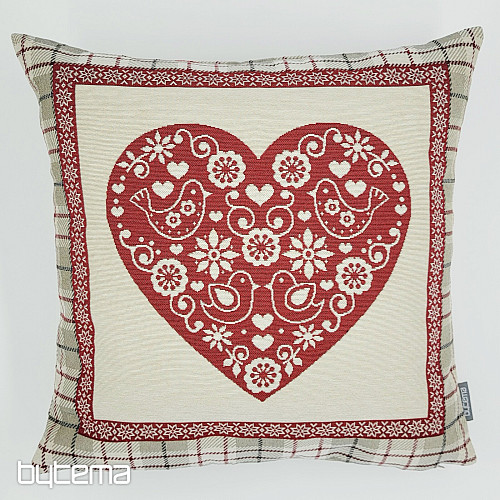 Poszewka na poduszkę gobelinową SERCE W PUDEŁKU 1