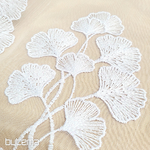 Zasłona 835 GINKO biała