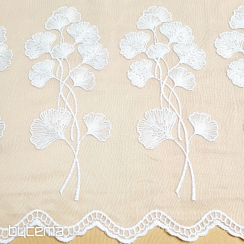 Zasłona 835 GINKO biała